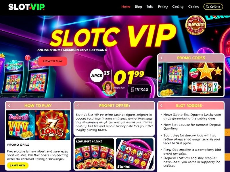 Welcome to the official Slotvip.com gambling guide. Discover the latest in online slots, casino game reviews, and exclusive promotions. Learn strategies and find top-rated games to play for real money.